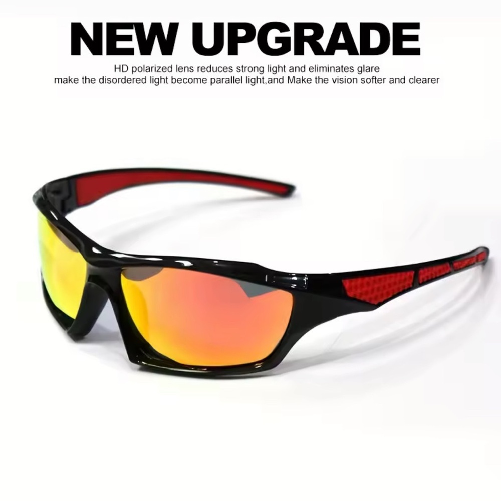 3PCS Polarized Sports Sunglasses Men Women Fishing Running Cycling UV400 Shades - Picture 6 of 9
